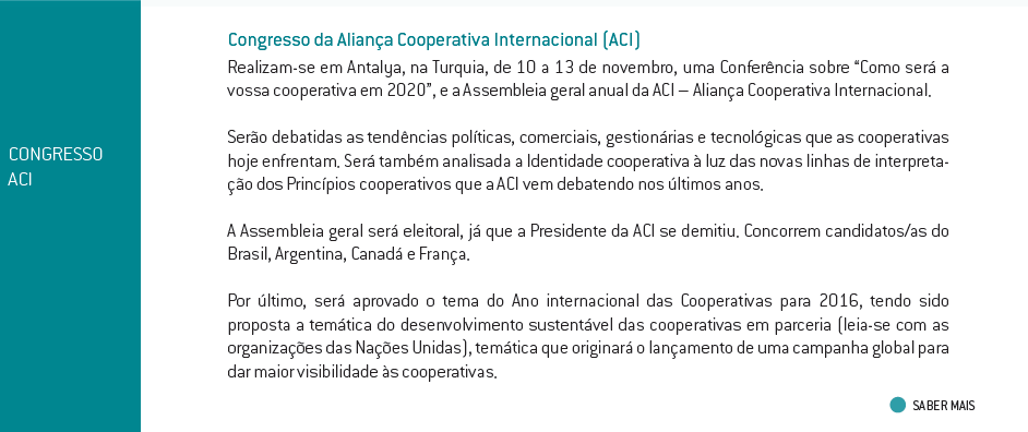 Congresso da Aliança Cooperativa Internacional (ACI)